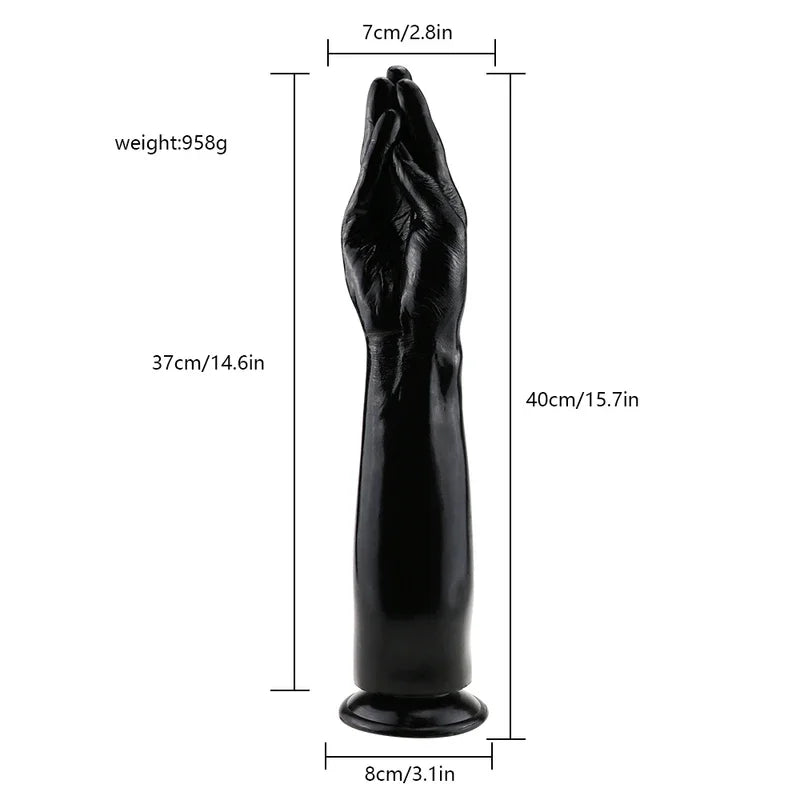 BDSM 40cm artificial hand anal plug vaginal butt dilator men anus expander big dildo female masturbator sex toys adult  women