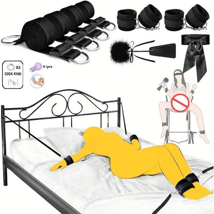 BDSM Bondage Kits Adult SM Sex Restraint Handcuffs Bondage Toys Couples Pleasure Adults Games Sex Toys Tools Sexes Accessoires