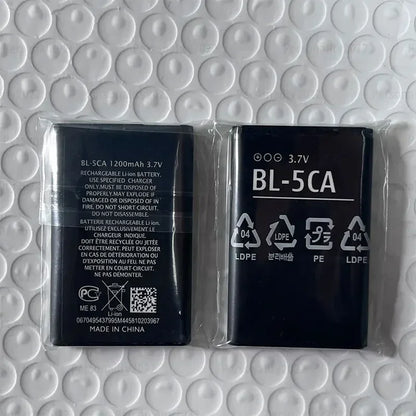 PC BL-5CA BL 5CA 3.7V Battery Lithium  Nokia 1110i 1110 1200 1600 5030 1208 1209 2700C 1680C 1682 7500 BL5CA  Phone Batteries