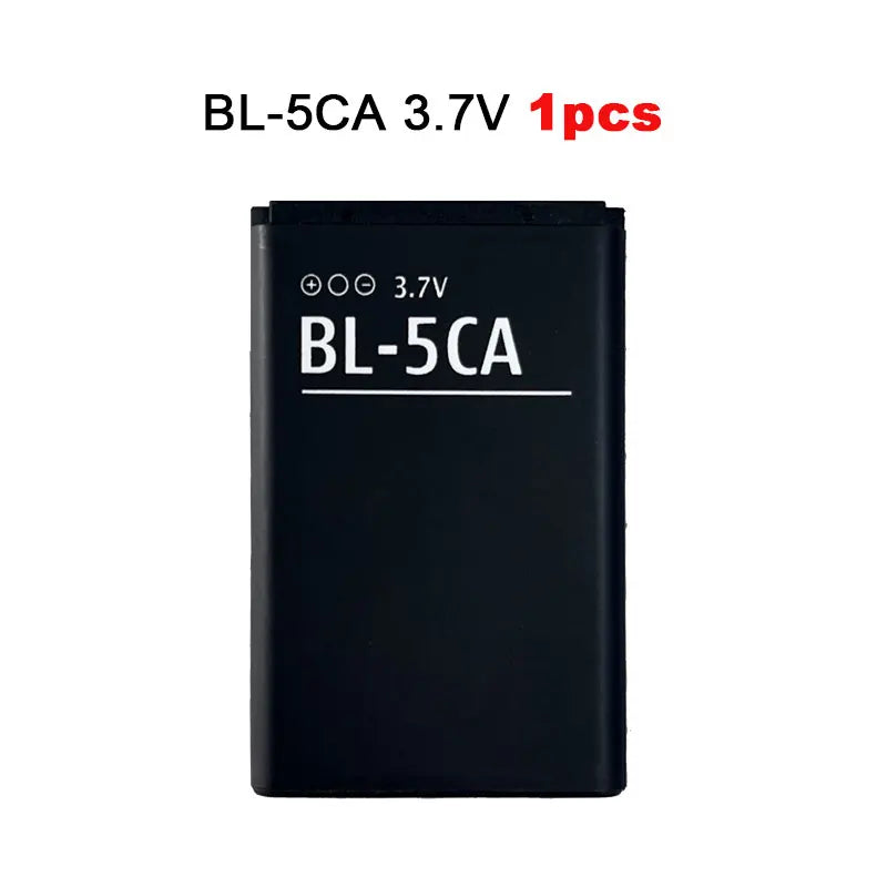 PC BL-5CA BL 5CA 3.7V Battery Lithium  Nokia 1110i 1110 1200 1600 5030 1208 1209 2700C 1680C 1682 7500 BL5CA  Phone Batteries