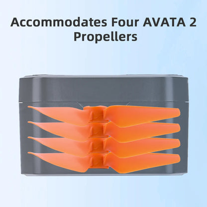 BRDRC Avata 2 Propeller Storage Case  DJI Avata 2 Drone Wings Box Blade Propective Shell Could Hold 2 Pairs Blade Wings