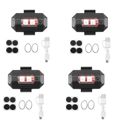 BRDRC LED Warning Light Signal Light  DJI Mini 4K/Mavic 3 Pro/Air 3 Drone with Strobe Light 7 Colors Turn Signal Indicator