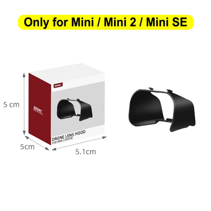 BRDRC Lens Cover  DJI Mini 4K/Mavic Mini/Mini 2/Mini SE Drone Protection Cap Dust-proof Cap Lens Hood Sunshade Accessories