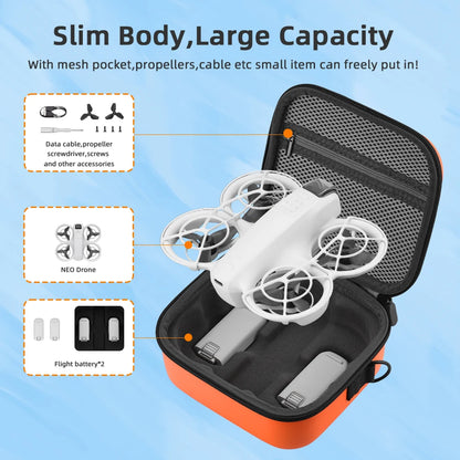 BRDRC Storage Bag  DJI Neo Drone Body Box Crossbody Portable Handbag Dustproof Anti-scratch Travel Carrying Case Accessories