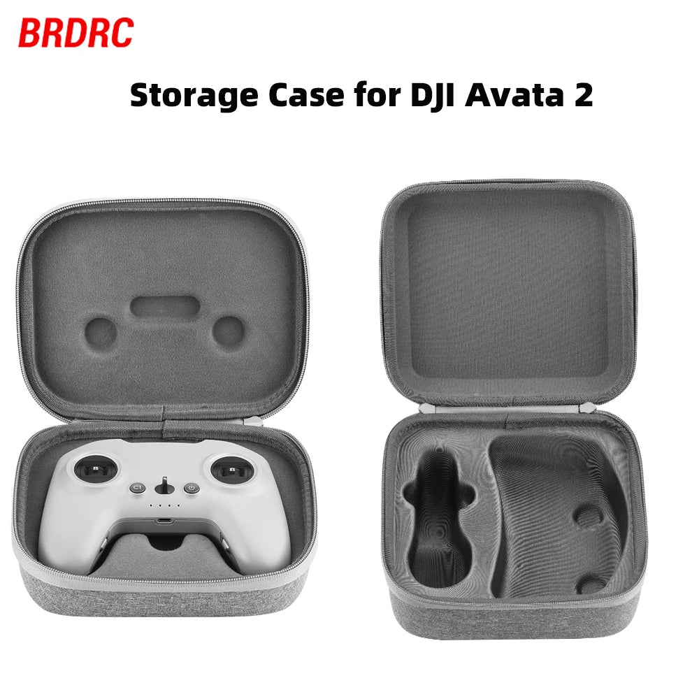 BRDRC Storage Case  DJI Avata 2 Bag Portable Carrying Handbag Splashproof  DJI Goggles 3 FPV Controller Bag Accessories