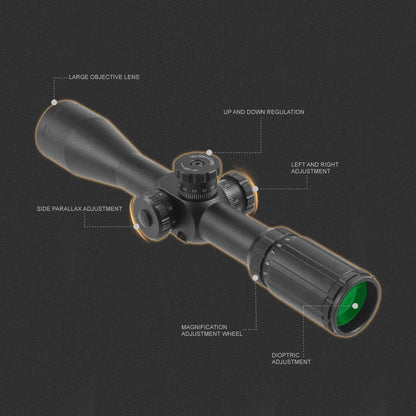 BSA Optics TMD 4-14X44 FFP Hunting Scope First Focal Plane Riflescopes Tactical Glass Etched Reticle Optical Sights Fits .308