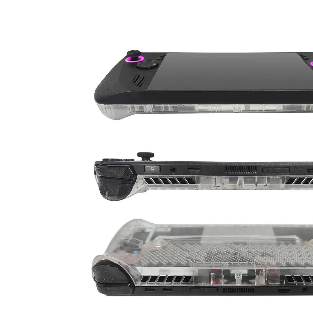 Back Plate Panel Heat Management Cover For ROG Ally X 2024 Custom DIY Clear Edition Case Replacement Shell Cooling Modcase