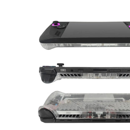 Back Plate Panel Heat Management Cover For ROG Ally X 2024 Custom DIY Clear Edition Case Replacement Shell Cooling Modcase