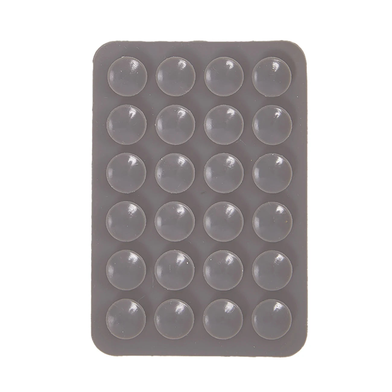 PC Backed Silicone Suction Pad For Mobile Phone Fixture Suction Cup Backed Adhesive Silicone Rubber Sucker Pad For Fixed Pad