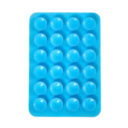 PC Backed Silicone Suction Pad For Mobile Phone Fixture Suction Cup Backed Adhesive Silicone Rubber Sucker Pad For Fixed Pad