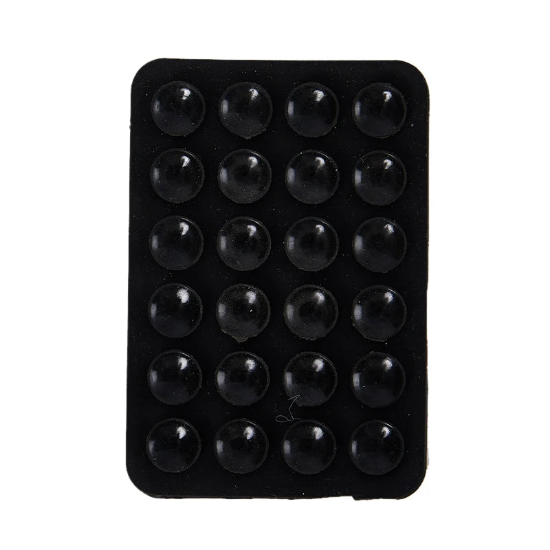 PC Backed Silicone Suction Pad For Mobile Phone Fixture Suction Cup Backed Adhesive Silicone Rubber Sucker Pad For Fixed Pad