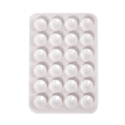 PC Backed Silicone Suction Pad For Mobile Phone Fixture Suction Cup Backed Adhesive Silicone Rubber Sucker Pad For Fixed Pad