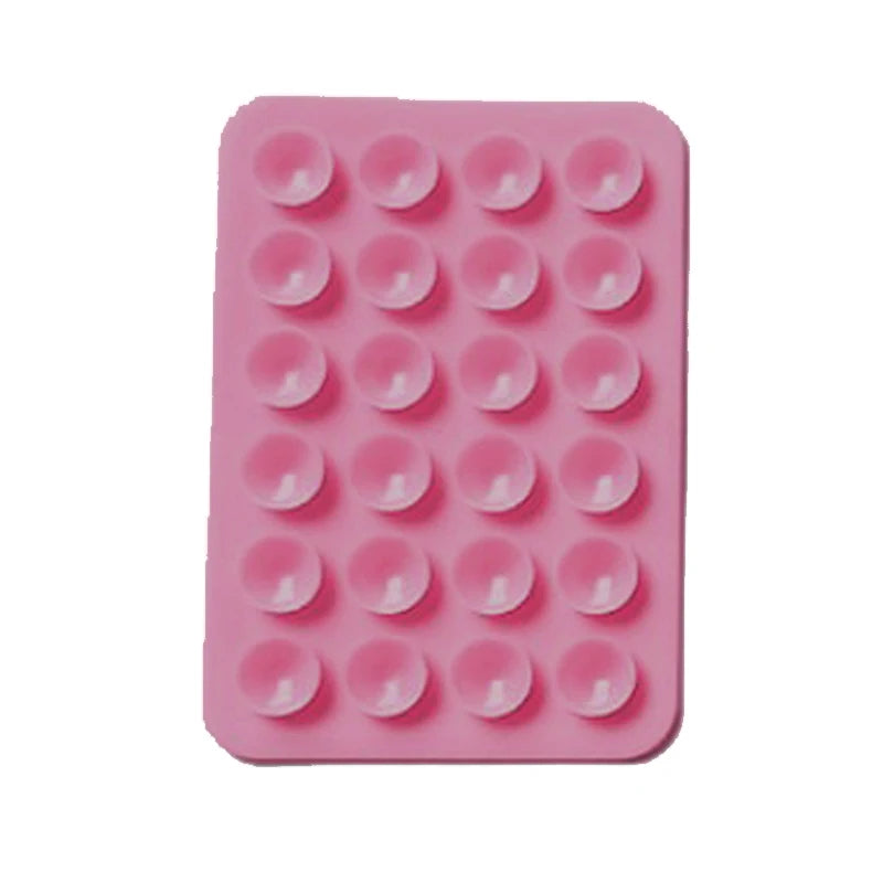 PC Backed Silicone Suction Pad For Mobile Phone Fixture Suction Cup Backed Adhesive Silicone Rubber Sucker Pad For Fixed Pad