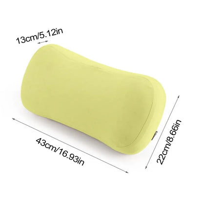 PC Backpacking Pillow Neck Lumbar Support Pillow Portable Lumbar Pillow Was