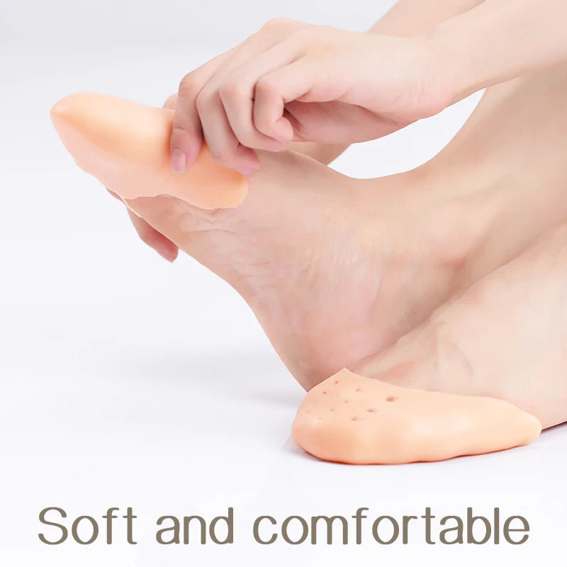 Ballet Dance Silicone Toe Pads Foot Care Ballet Pointe Shoes Toe Protector Silicon Gel  Point Shoes Feet Care Tools 1Pair gtooza.com