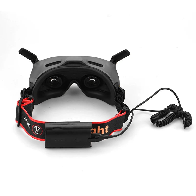 Battery Holder Bracket  DJI Avata/FPV Combo Goggles V2/2 Drone Head Strap Battery Storage Case Back Clip  Flying Glasses