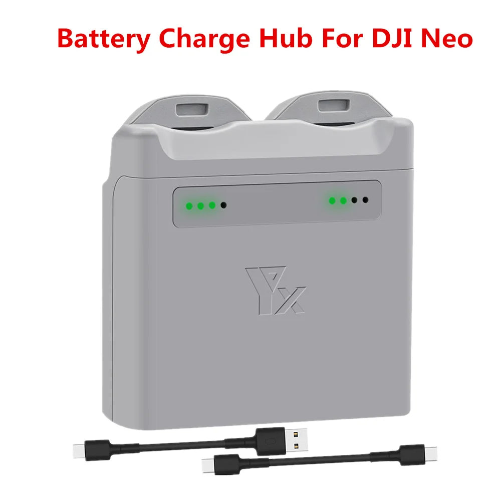 Battery Portable Charging Manager For DJI Neo Battery Fast Charging Case Two-way Charge Hub For DJI Neo Drone Accessories