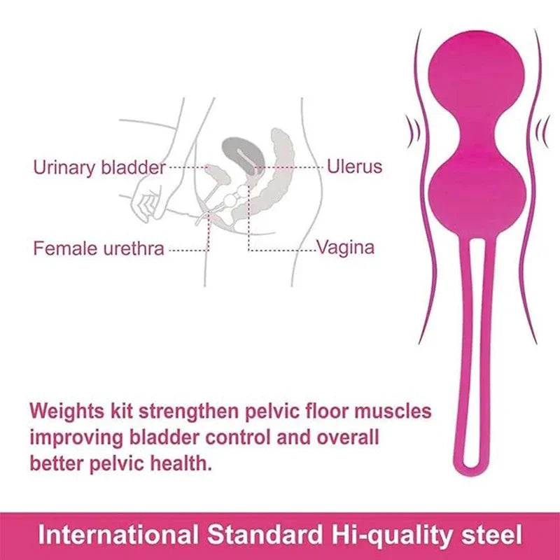 GtoozaBeads Vaginal Sex Toys  Women Silicone Smart Geisha Kegel Simulator Vagina Chinese Ben Wa Ball Tightening Exerciser gtooza.com