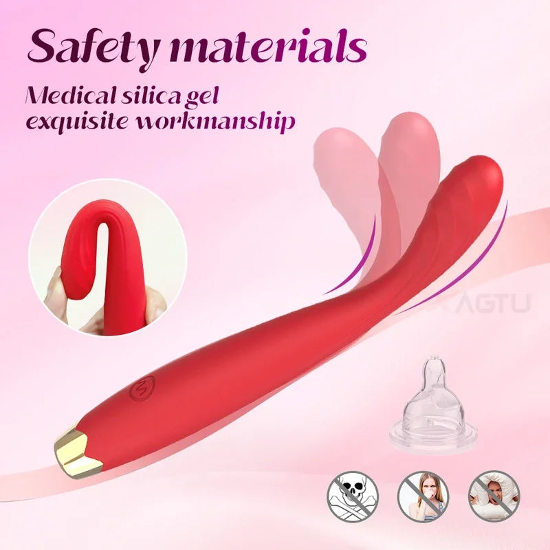 Beginner G-Spot Vibrator Women 8 Seconds to Orgasm Finger Shaped Vibes Nipple Clitoris Stimulator Sex Toys  Adult Female gtooza.com