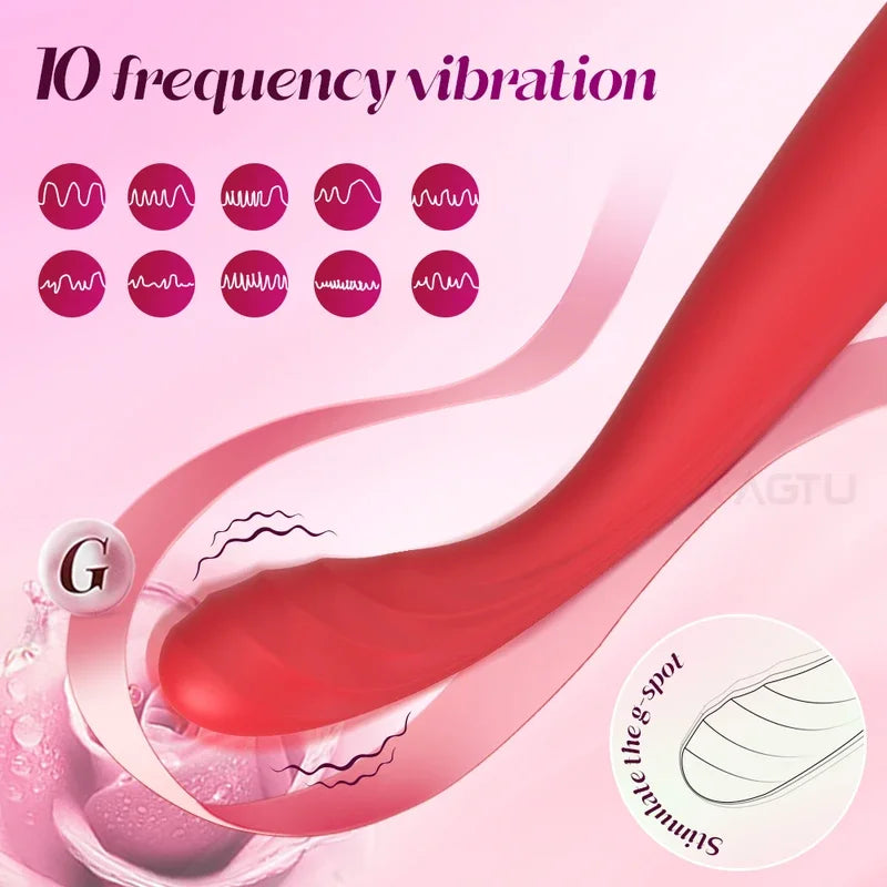 Beginner G-Spot Vibrator Women 8 Seconds to Orgasm Finger Shaped Vibes Nipple Clitoris Stimulator Sex Toys  Adult Female gtooza.com