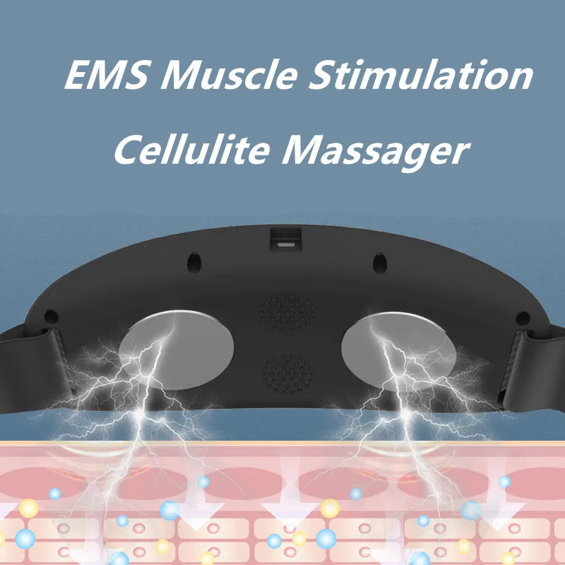 PC Belly Slimming Cellulite Massager EMS Eletric Muscle Stimulator Losing W