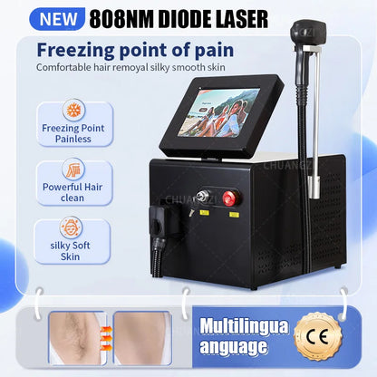 Best 3500W 808nm Diode Laser Hair Removal Machine Ice Platinum 755 808 1064 Hair Removal Laser Permanent REMOVE HAIIR LASER