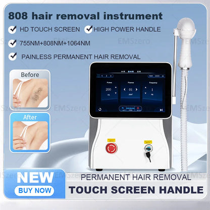 Best 3500W Ice Platinum 808nm Diode Laser Hair Removal Machine 755 808 1064 Remove Hair Epilation Laser Hair Removal