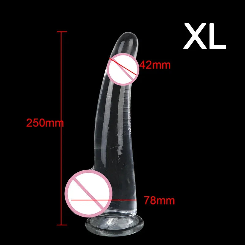 Gtooza_Big dildos S- XXL anal plug  women vaginal gspot stimulator men butt dilator artificial penis female masturbator sex toys 18 gtooza.com