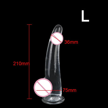 Gtooza_Big dildos S- XXL anal plug  women vaginal gspot stimulator men butt dilator artificial penis female masturbator sex toys 18 gtooza.com