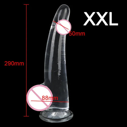 Gtooza_Big dildos S- XXL anal plug  women vaginal gspot stimulator men butt dilator artificial penis female masturbator sex toys 18 gtooza.com