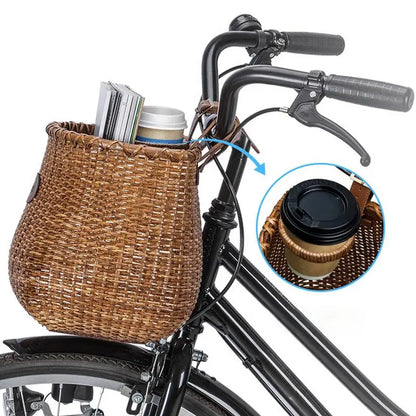 PC Bike Front Basket Bicycle Cycling Handlebar Cargo Storage Container Larg