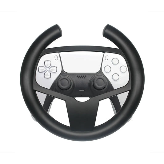 Black Gaming Racing Steering Wheel For PS5 DualSense Game Controller Car Steering Wheel Driving Gaming Handle