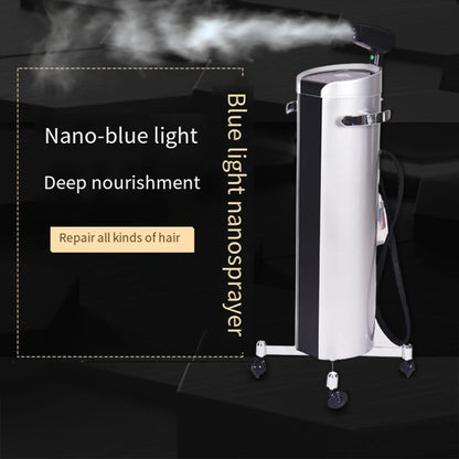 PC Blu-Ray Humidifier Facial Shampoo Hair Steamer Rolling Stand Hooded Hair Dyeing Coloring Perming Conditioning Salon Spa Steamer