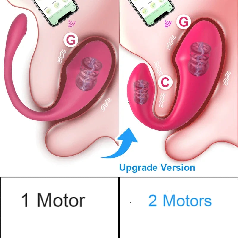 Gtooza_Bluetooth APP Remote Control   Women  Stimulator Wireless G Spot Massager Vibrating Egg Female Adult Sex Toys gtooza.com