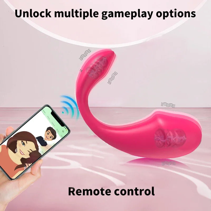 Gtooza_Bluetooth APP Remote Control   Women  Stimulator Wireless G Spot Massager Vibrating Egg Female Adult Sex Toys gtooza.com