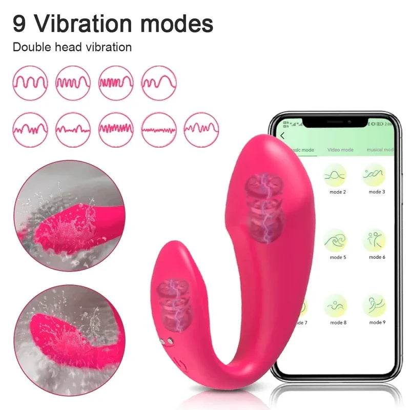 Gtooza_Bluetooth APP Remote Control   Women  Stimulator Wireless G Spot Massager Vibrating Egg Female Adult Sex Toys gtooza.com