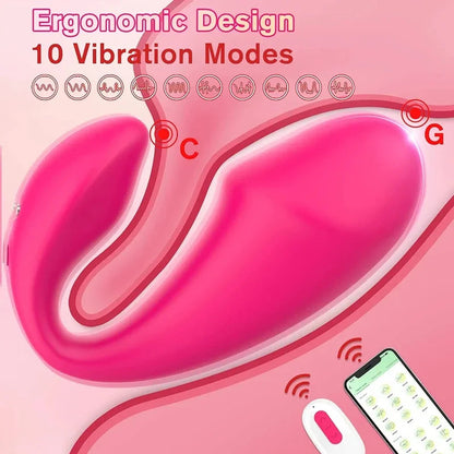 Bluetooth APP Remote Control   Women  Stimulator Wireless G Spot Massager Vibrating Egg Female Adult Sex Toys gtooza.com