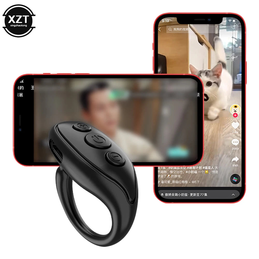 PCBluetooth Fingertip Video Controller Tiktok Short Video Page Flipping Dev