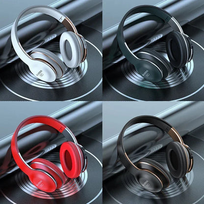 PCBluetooth Headphones Foldable Wireless Headsets Stereo Earphone MP3 Music