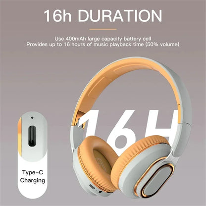 PCBluetooth Headphones Wireless Headphon with Mic USB Adaptor Headset Noise