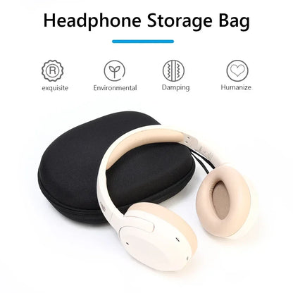 Bluetooth Headset Earphone Hard Case Wriststrap Storage Bag Portable Travel Shockproof Waterproof Earbuds Carrying Pouch Bags