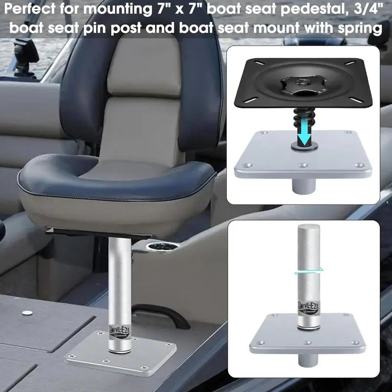 PC Boat Seat Pedestal Mount Package Marine Boat Pedestal Base Boat Seat Pin