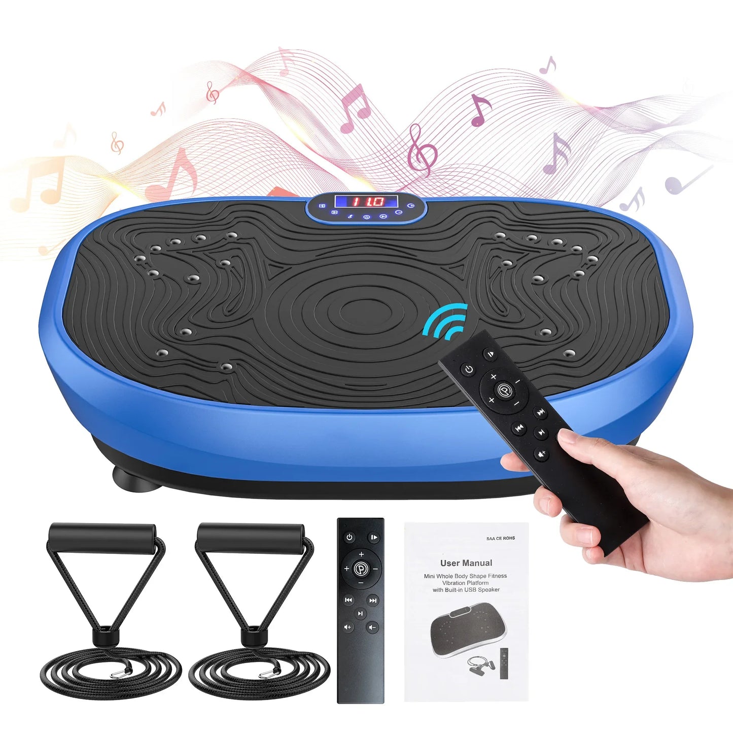 PC Body Building crazy fit massage Vibration Plate sports lose weight Gym S