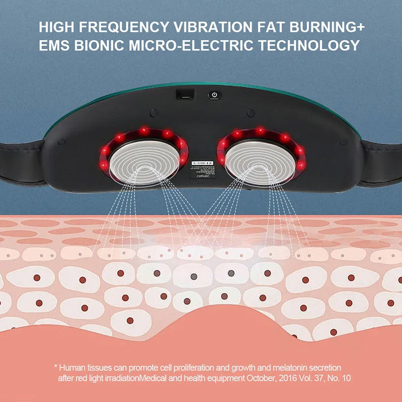 PC Body Slimming High Frequency Vibrating Massager Fat Burner Infrared Ther