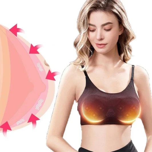 PC Breast vibration massage bra electric bra massage infrared heating breas