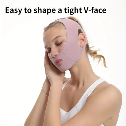 Breathable Face Slimming Band Women V-Line Face Shaper Chin Cheek Lift Up Belt Anti Wrinkle Facial Massage Strap Skin Care Tools