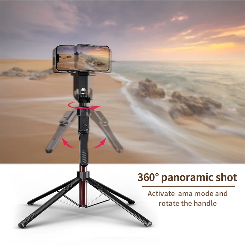 PCC11 Selfie Stick Tripod Stand with Light Bluetooth Remote Extendable Trip