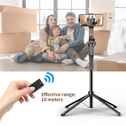 PCC11 Selfie Stick Tripod Stand with Light Bluetooth Remote Extendable Trip