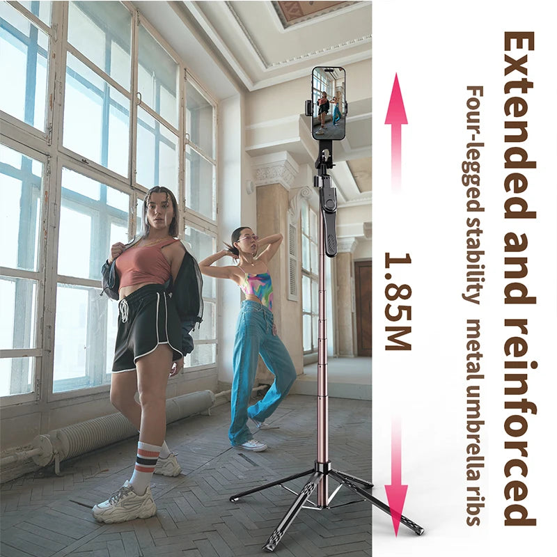 PCC11 Selfie Stick Tripod Stand with Light Bluetooth Remote Extendable Trip