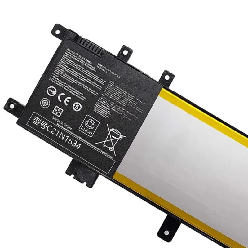 PC C21N1634 Laptop Battery For Asus A580U X580U X580B A542U R542U R542UR X542U V587U FL5900L FL8000U FL8000UF FL8000L 7.6V 38WH